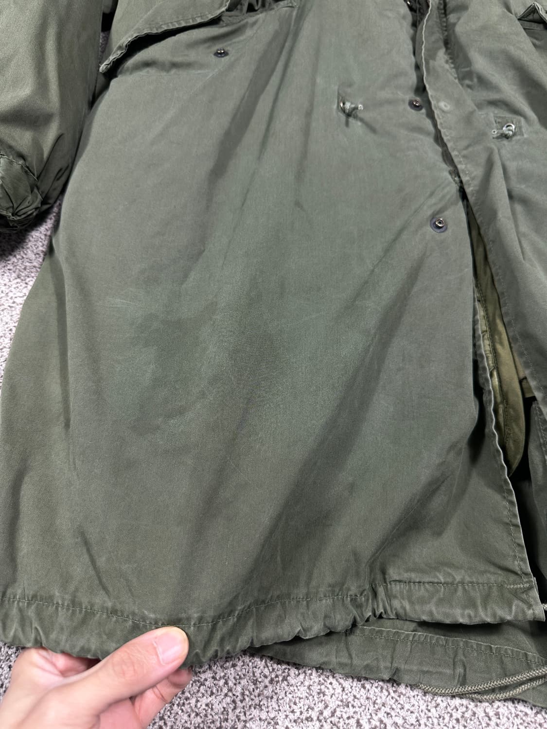 80s 오리지널 us army M65 피쉬테일 캐파카 상품이미지10