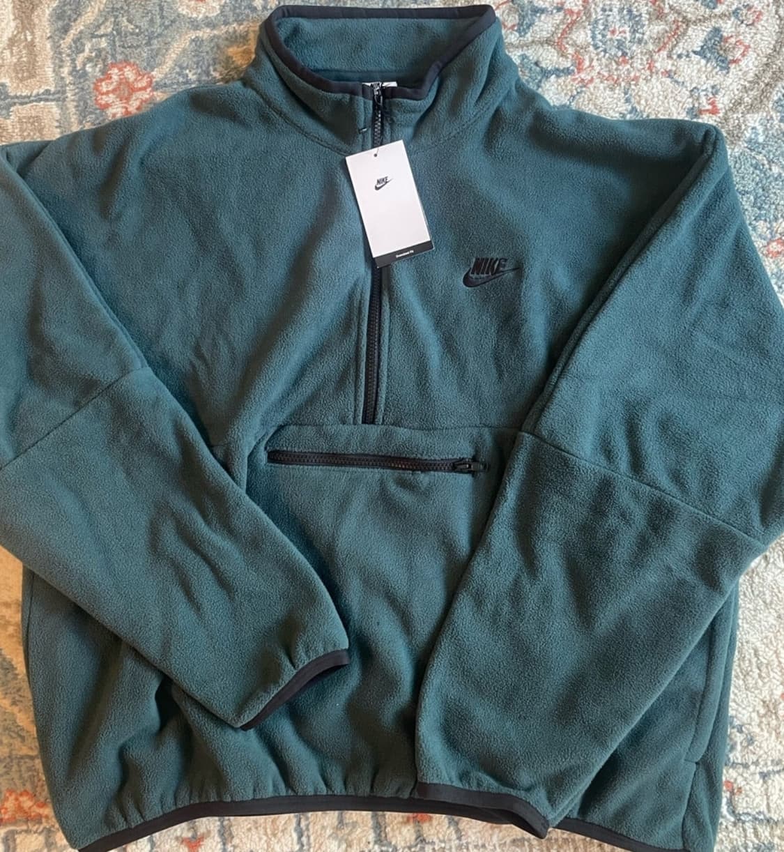 (새상품 XL) 나이키 클럽 플리스 보아 하프 집업 탑 후리스 아노락 상품이미지1