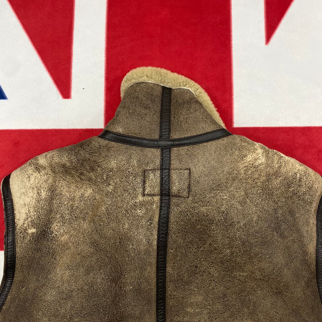 B-3 무스탕 베스트 L  상품이미지6