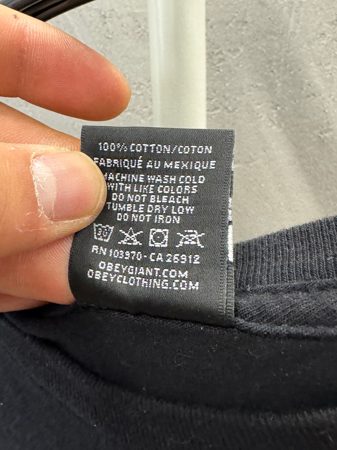 오베이 아이즈 아이콘 2 클래식 티셔츠 블랙 L 상품이미지4