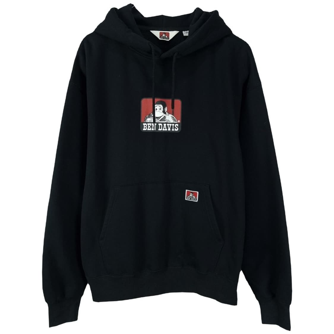 [벤데이비스] 빅로고 오버핏 후드티 블랙 M18602 상품이미지2