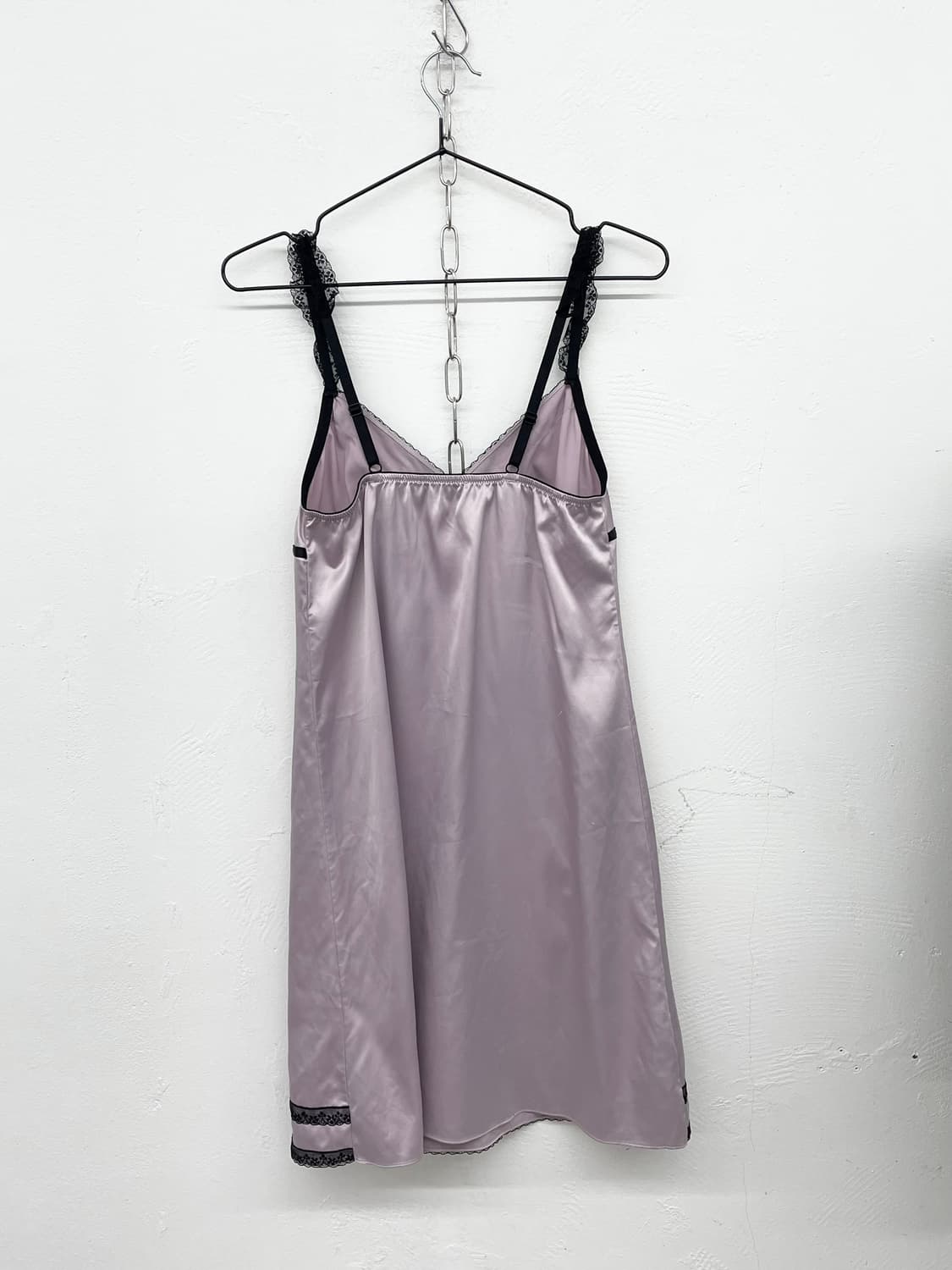 라벤더 레이스 새틴 슬립 상품이미지6