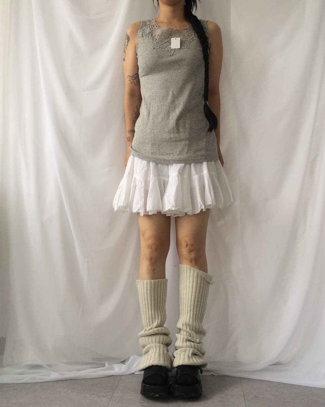 Crochet point sleeveless 상품이미지1