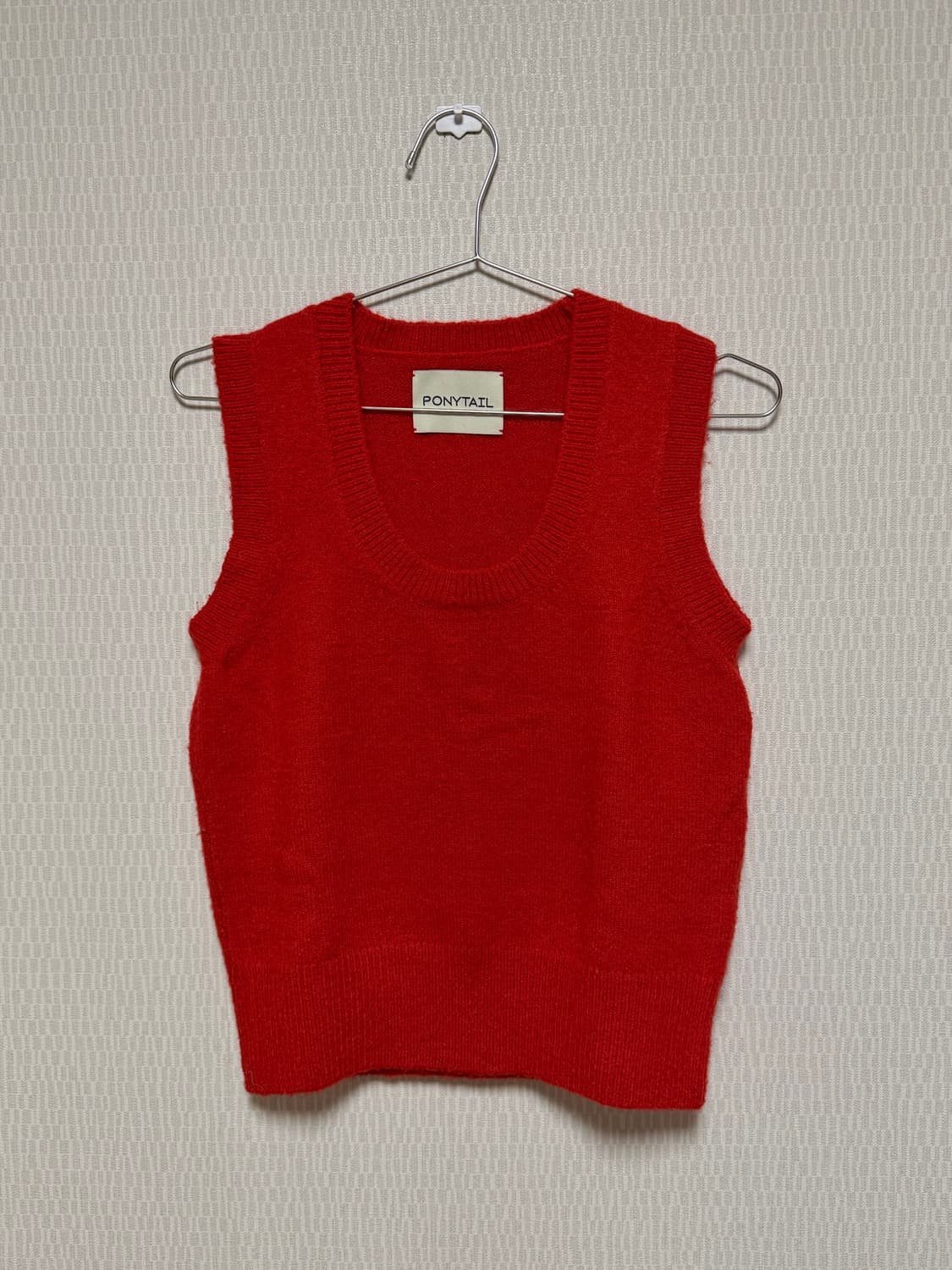 포니테일샵 크레용 니트 베스트 상품이미지1