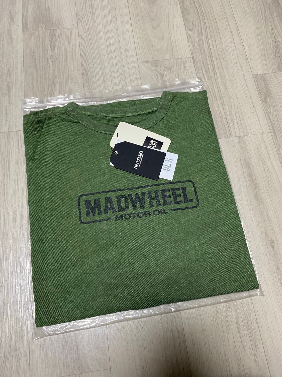 듀테로 Madwheel MO Pigment Dyed 반팔티셔츠 M 상품이미지1