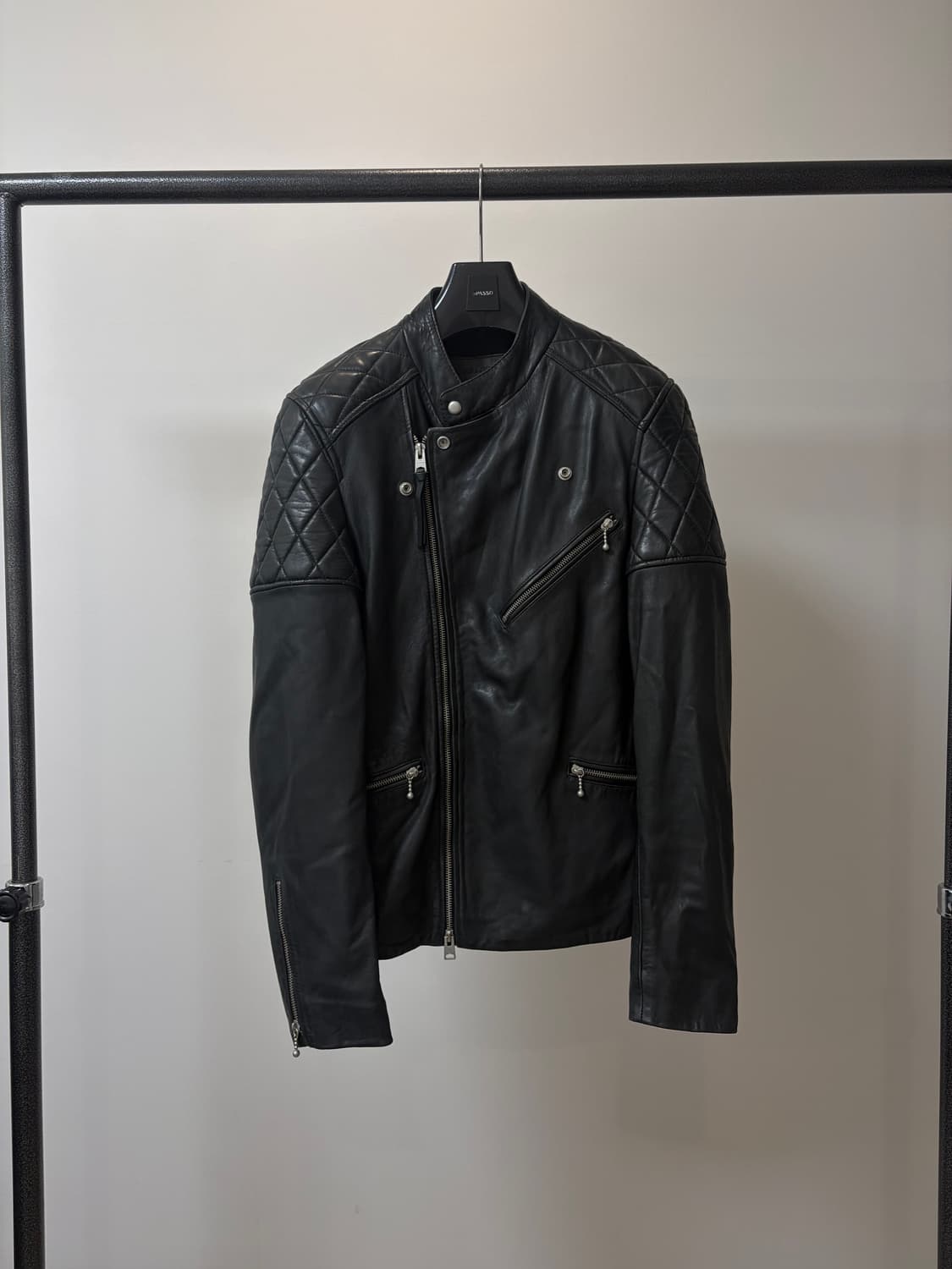 (S) Allsaints 올세인츠 쉽스킨 바이커 라이더 가죽자켓 상품이미지1