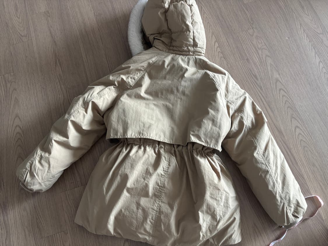 새상품급 지컷 사가퍼 날개 스트링 야상형 패딩 55(66가능) 상품이미지2