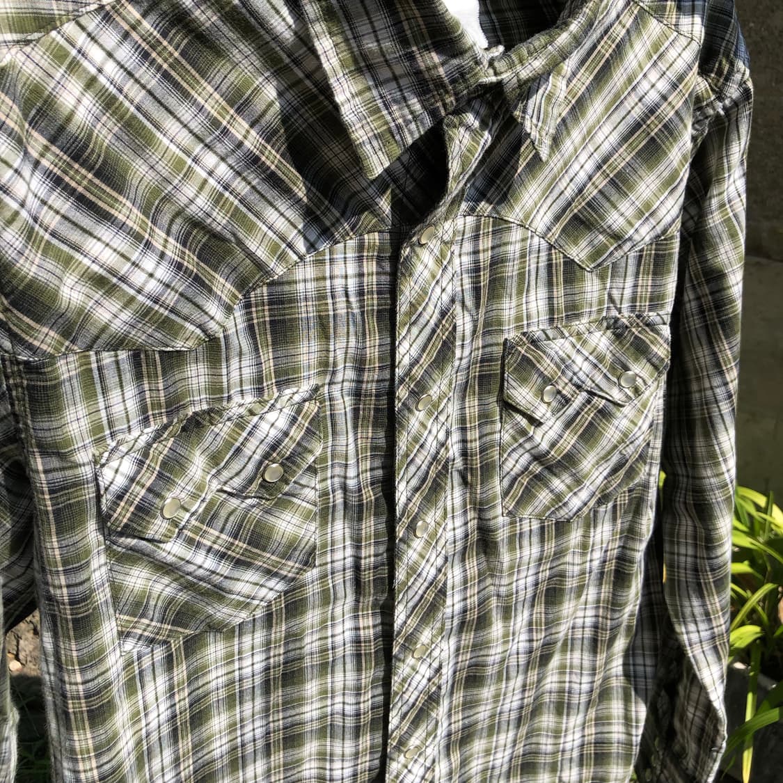 WRANGLER 랭글러 웨스턴 체크 셔츠 상품이미지3
