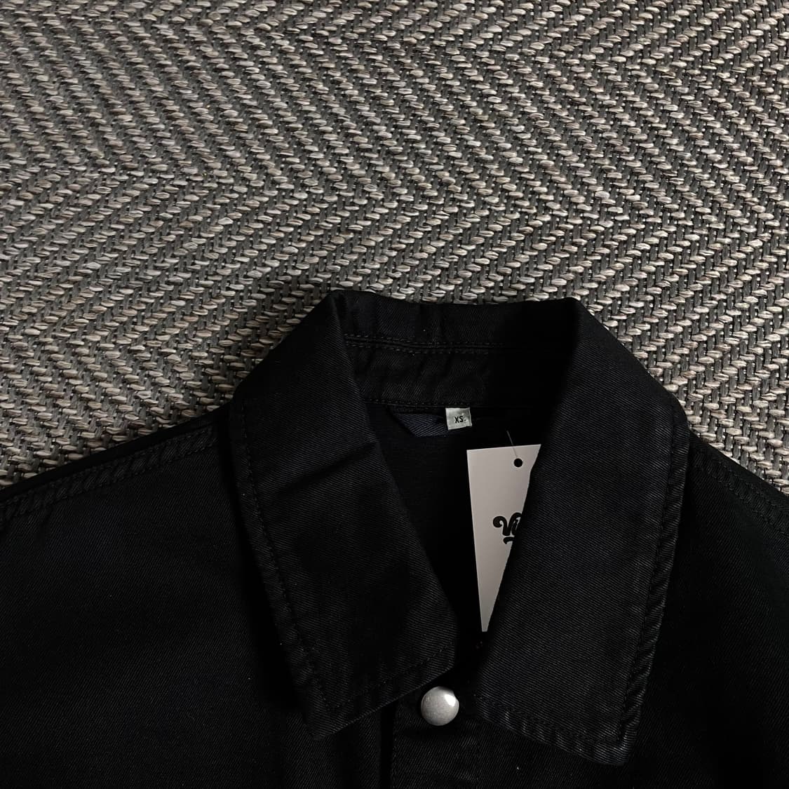 오프닝 세레모니 빅로고 블랙 박시핏 워크 자켓 o 3861 상품이미지7