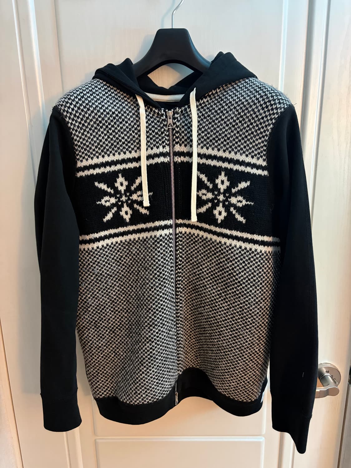 [s]준야와타나베 x reigning champ 24aw 니트집업후디 상품이미지1