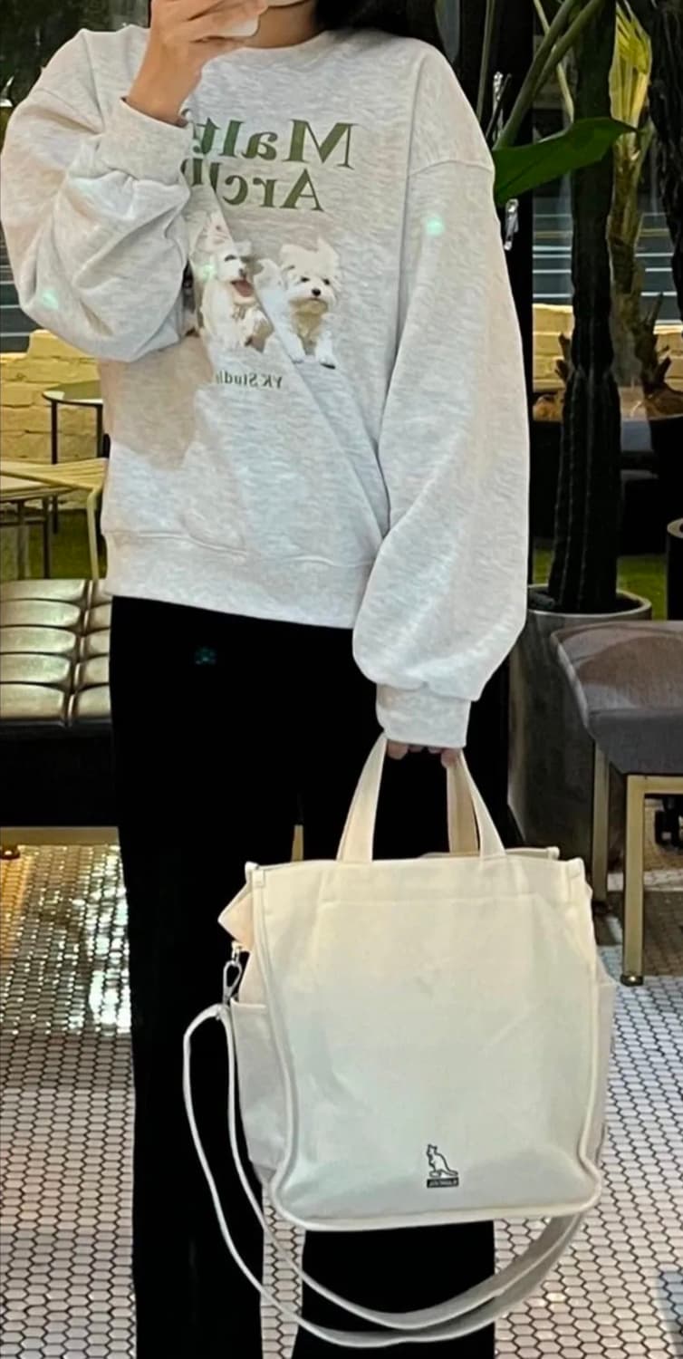 캉골 캔버스 토트백 크로스백 판매해요 상품이미지4