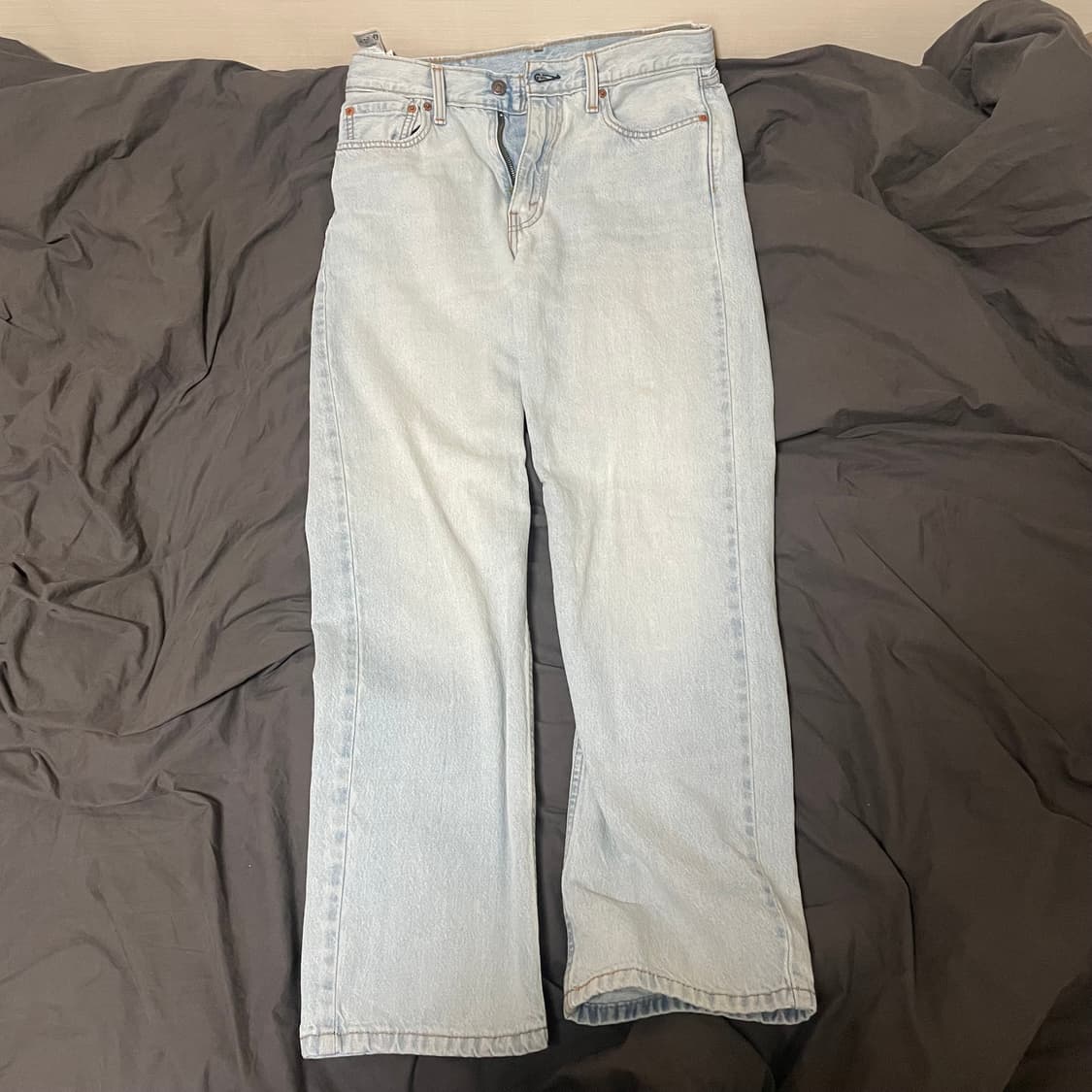(w30, l32)리바이스 565 연청 데님 루즈핏 스트레이트 팬츠 상품이미지1