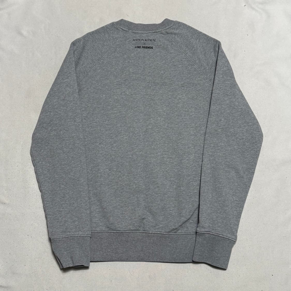 S 메종 키츠네 x 라인 프렌즈 스몰 패치 맨투맨 상품이미지3