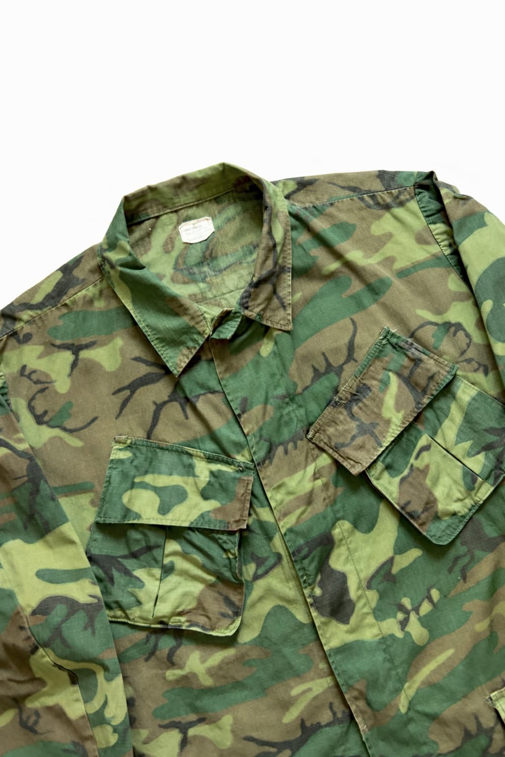 60s 미군 ERDL 카모 정글 퍼티그 자켓 L-R 상품이미지2