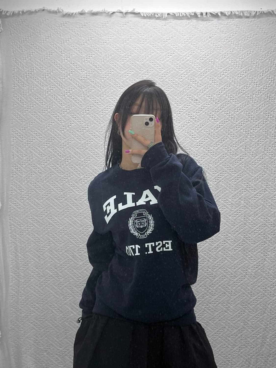 챔피언 올드스쿨 예일컬리지 빅로고 맨투맨 S C07292 상품이미지1