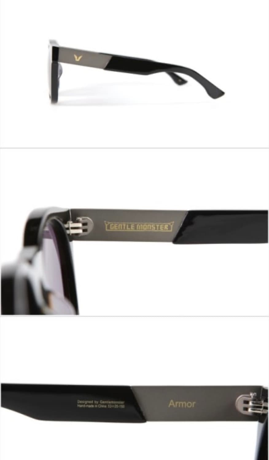젠틀몬스터 Armor 아머 블랙 선글라스 상품이미지3