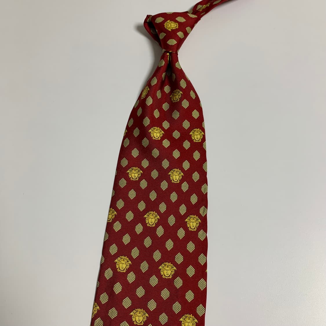 베르사체(VERSACE) 명품 결혼식 정장넥타이 100실크 모노그램 상품이미지8