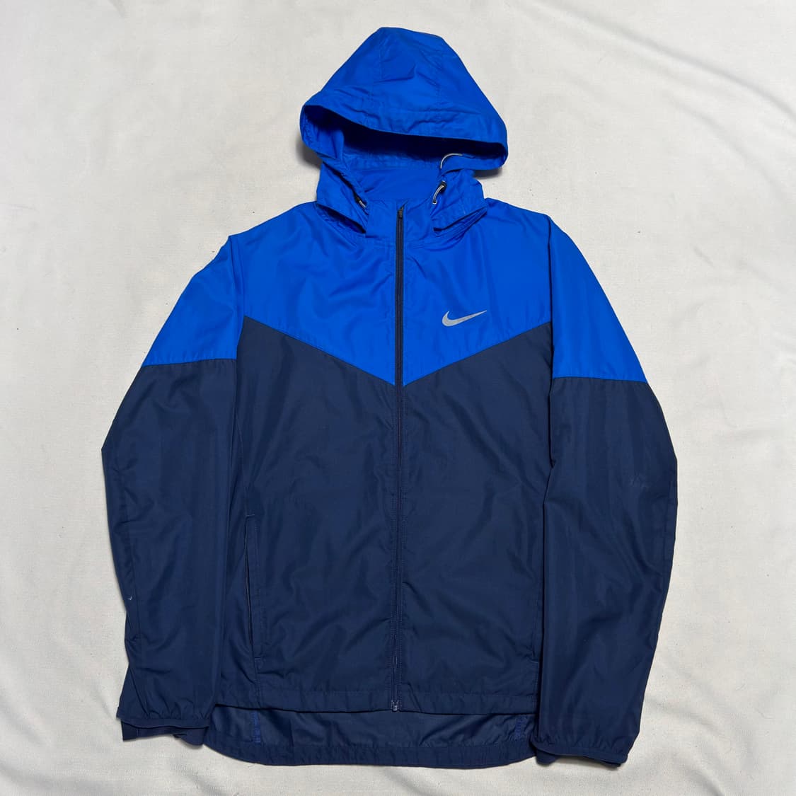 L 나이키 러닝 블루 네이비 배색 바람막이 상품이미지2