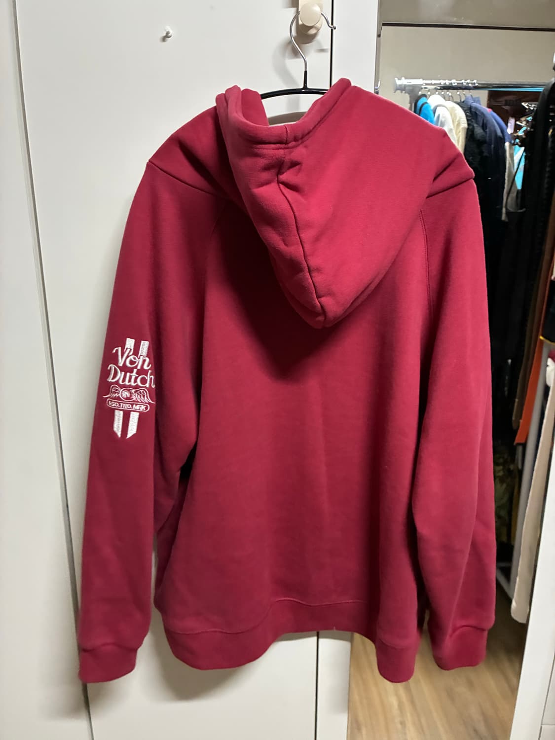 [새상품] 본더치 버건디 후드티 XL/105 상품이미지7