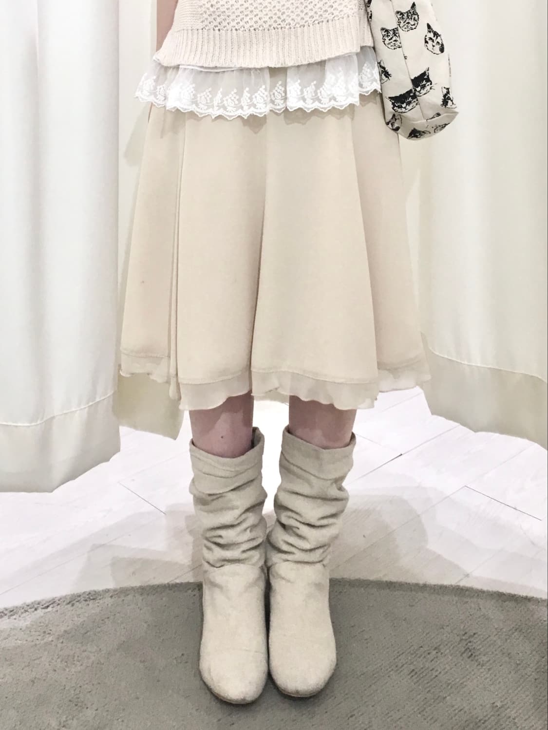 X.more layered skirt 상품이미지1