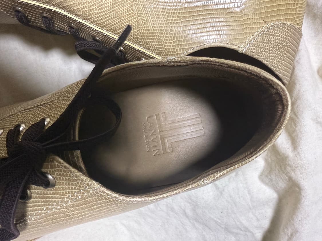 랑방 컬렉션 가죽스니커즈 남성 상품이미지5