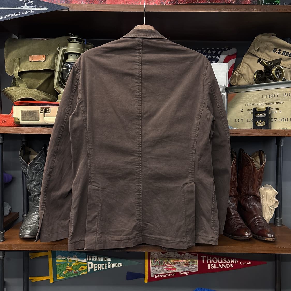 폴로 랄프로렌 신형라벨 워시드 코튼 2버튼 워크블레이저 N367 상품이미지2