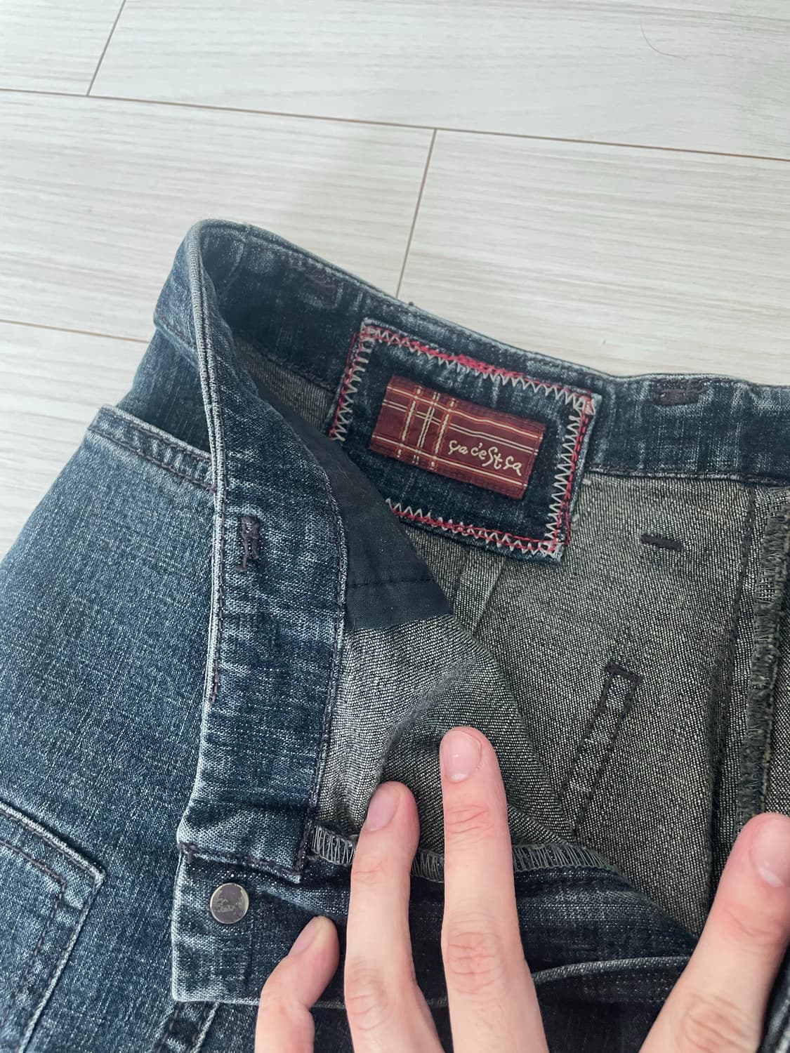 빈티지 데님 팬츠 상품이미지3