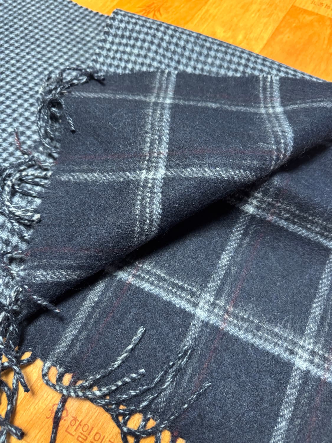 미착용 KANTFEEL 칸트필 양면 캐시미어 머플러 상품이미지8