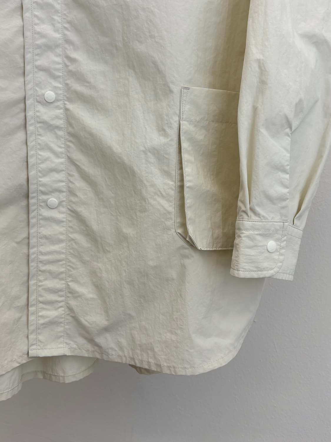 단톤 나일론 스냅버튼 셔츠 36 상품이미지3