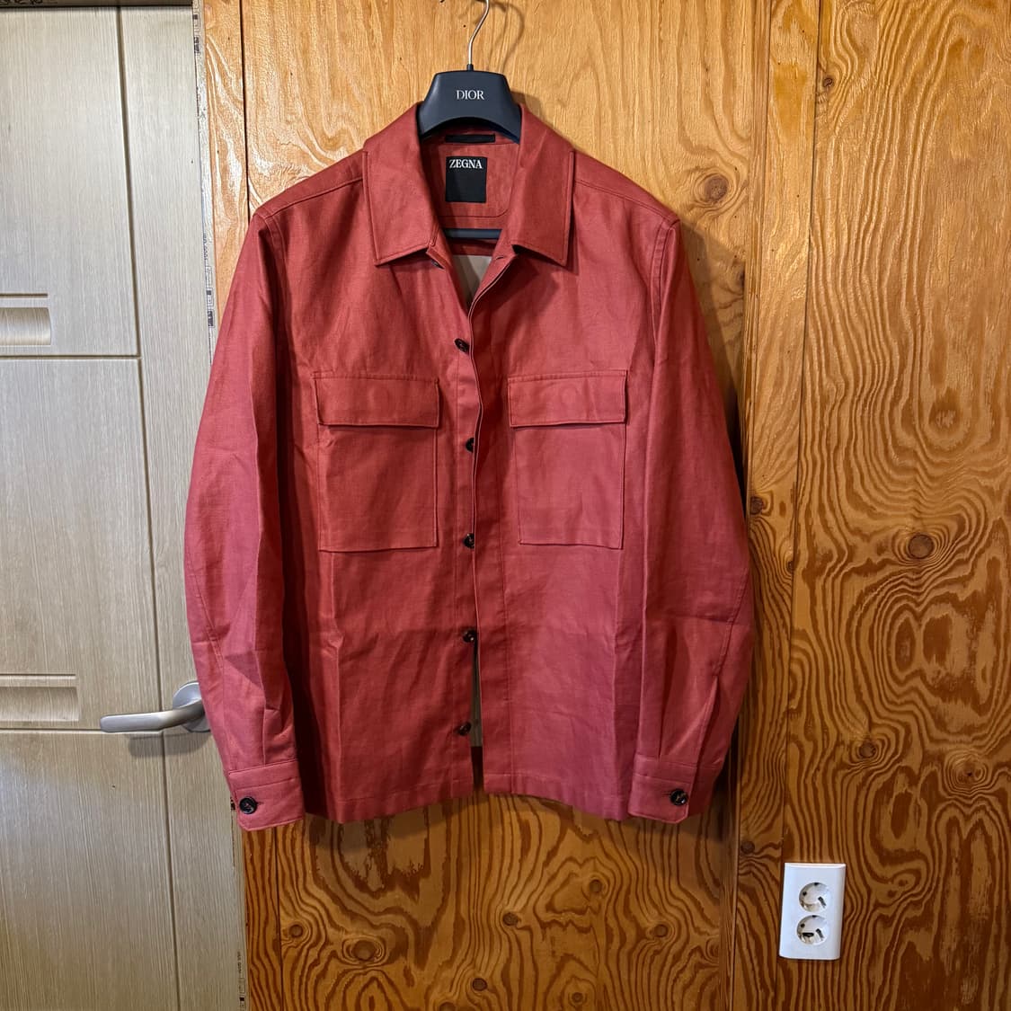 제냐 23 S/S 오아시 리노 브릭 셔츠 자켓  상품이미지2