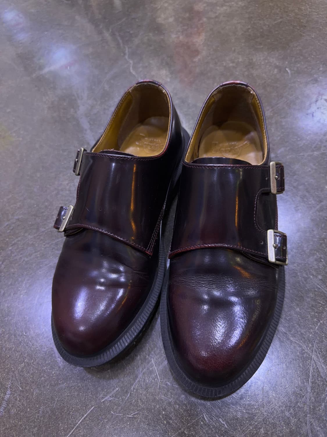 닥터마틴 판도라 더블 몽크 스트랩 슈즈 버건디 220 상품이미지2