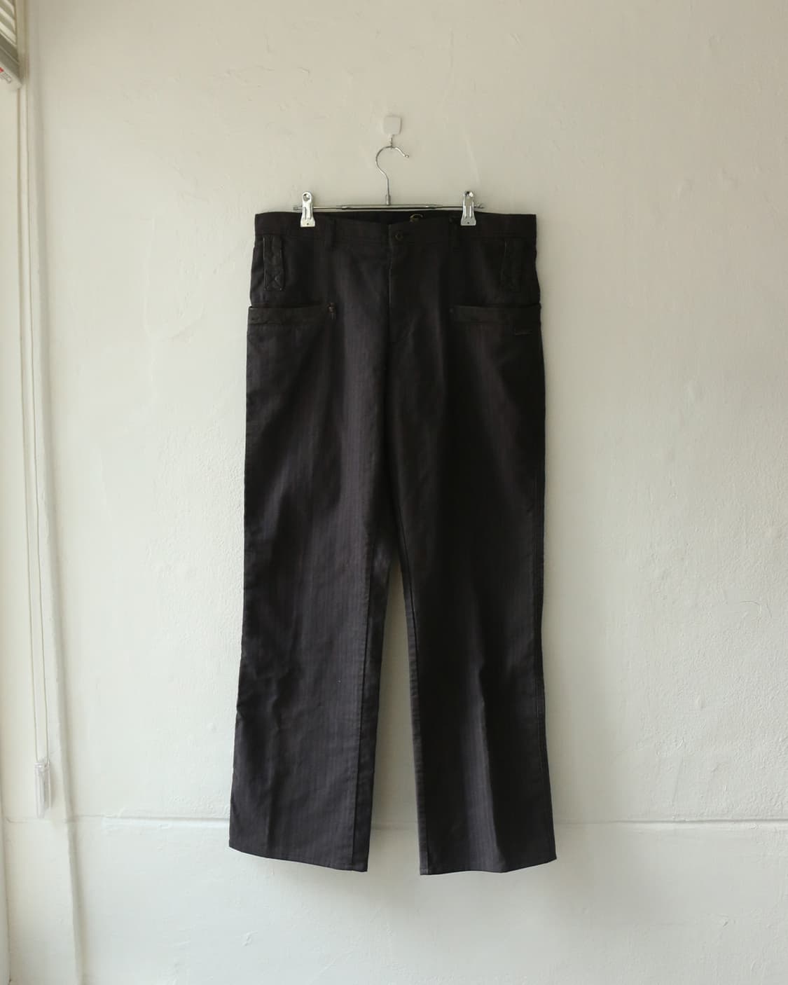 저스트 카발리 핀스트라이프 팬츠 상품이미지5