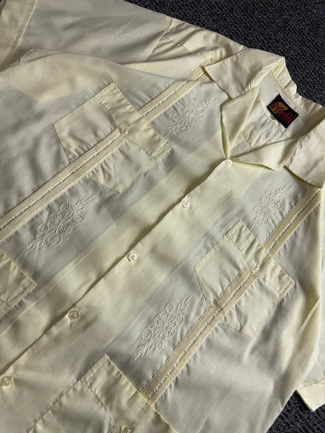 빈티지 아카이브 구아야베라 쿠바 셔츠 4129 상품이미지4