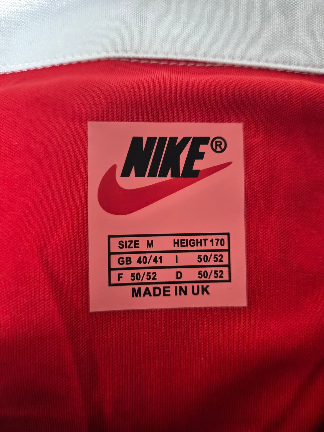 나이키Nike 아스날 98-99 레트로 유니폼 M - T191 상품이미지4