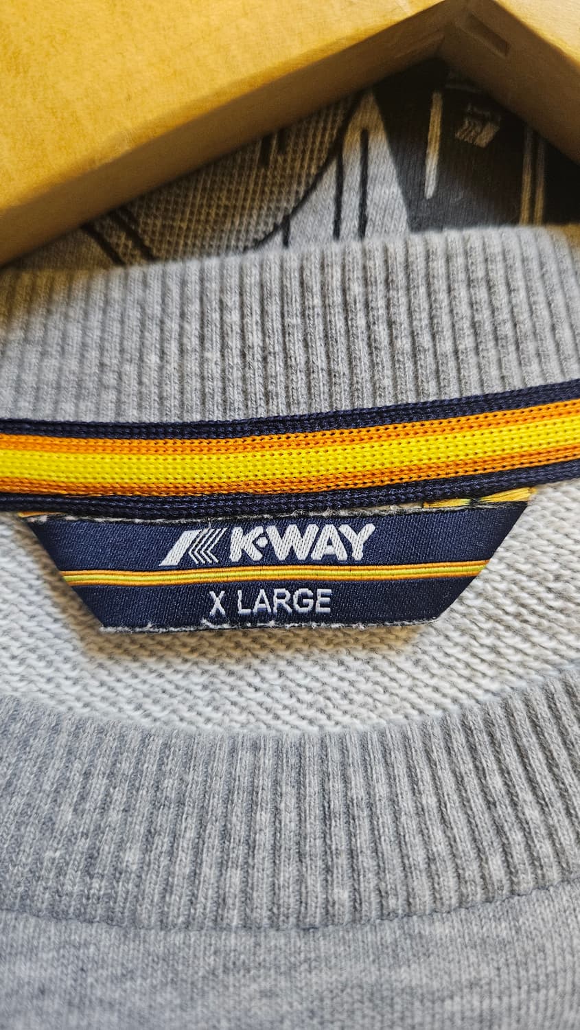 K-WAY(까웨) 멜란지그레이 맨투맨 (XL) 상품이미지4