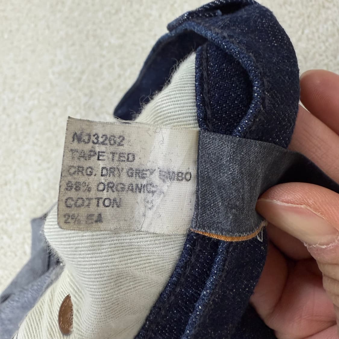 [W32 L34] 누디진 생지 일자핏 데님팬츠 0107T1 상품이미지5