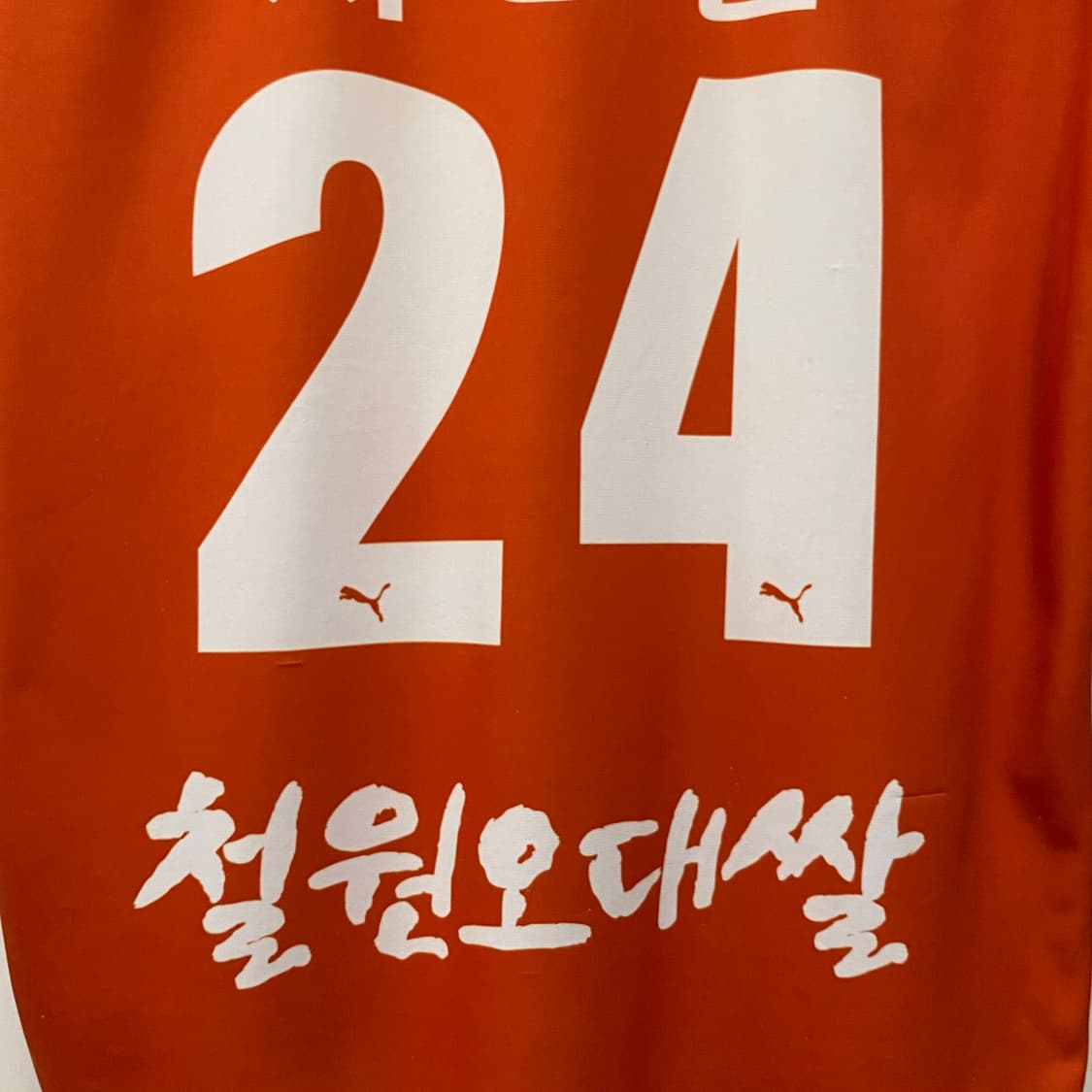 푸마 2019 강원FC 서명원 지급용 유니폼 상품이미지6