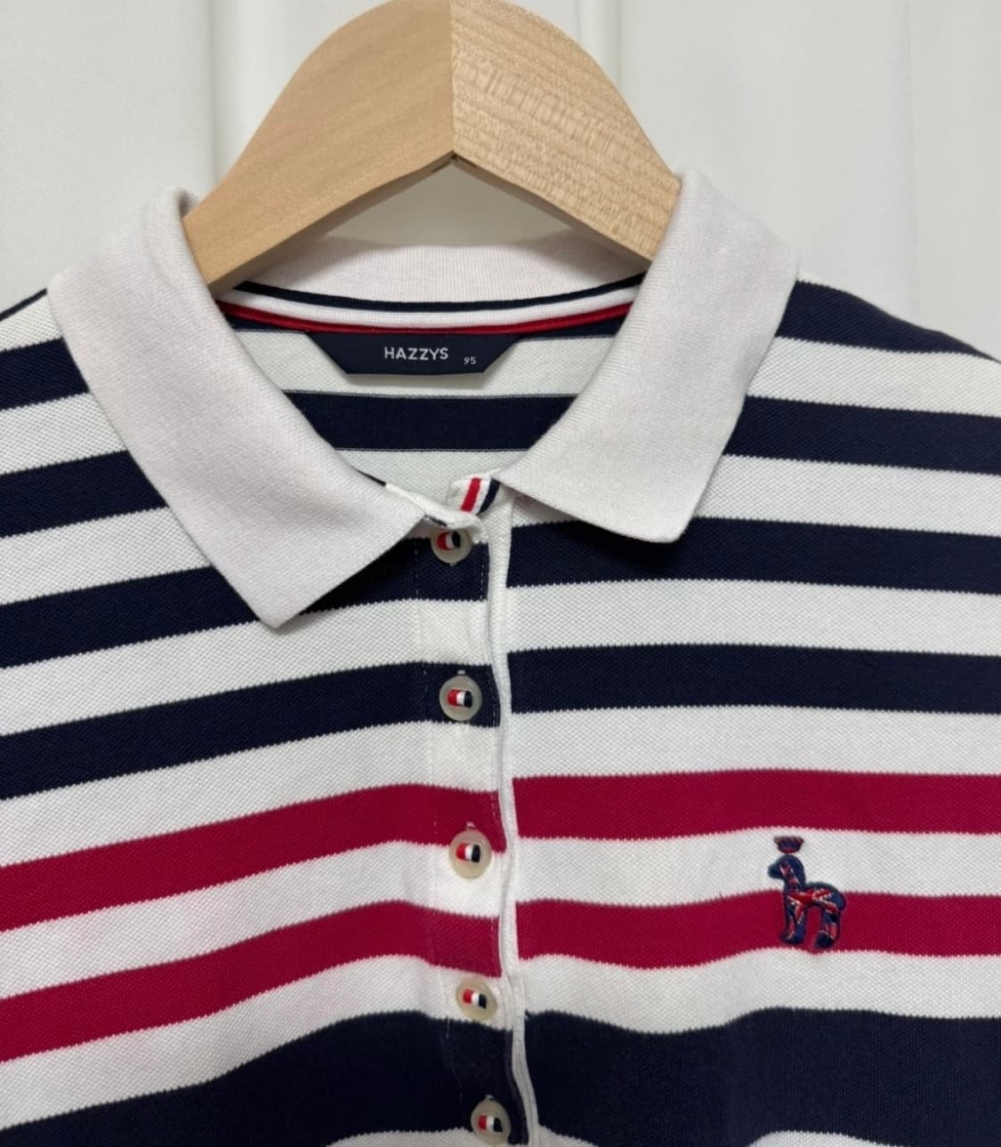 hazzys 헤지스 반팔 카라 원피스 스트라이프 상품이미지6