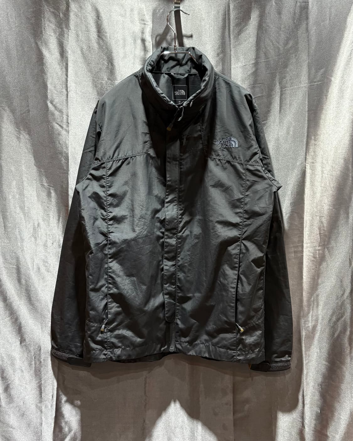 M 노스페이스 히든포켓 다크그레이 바람막이 상품이미지1