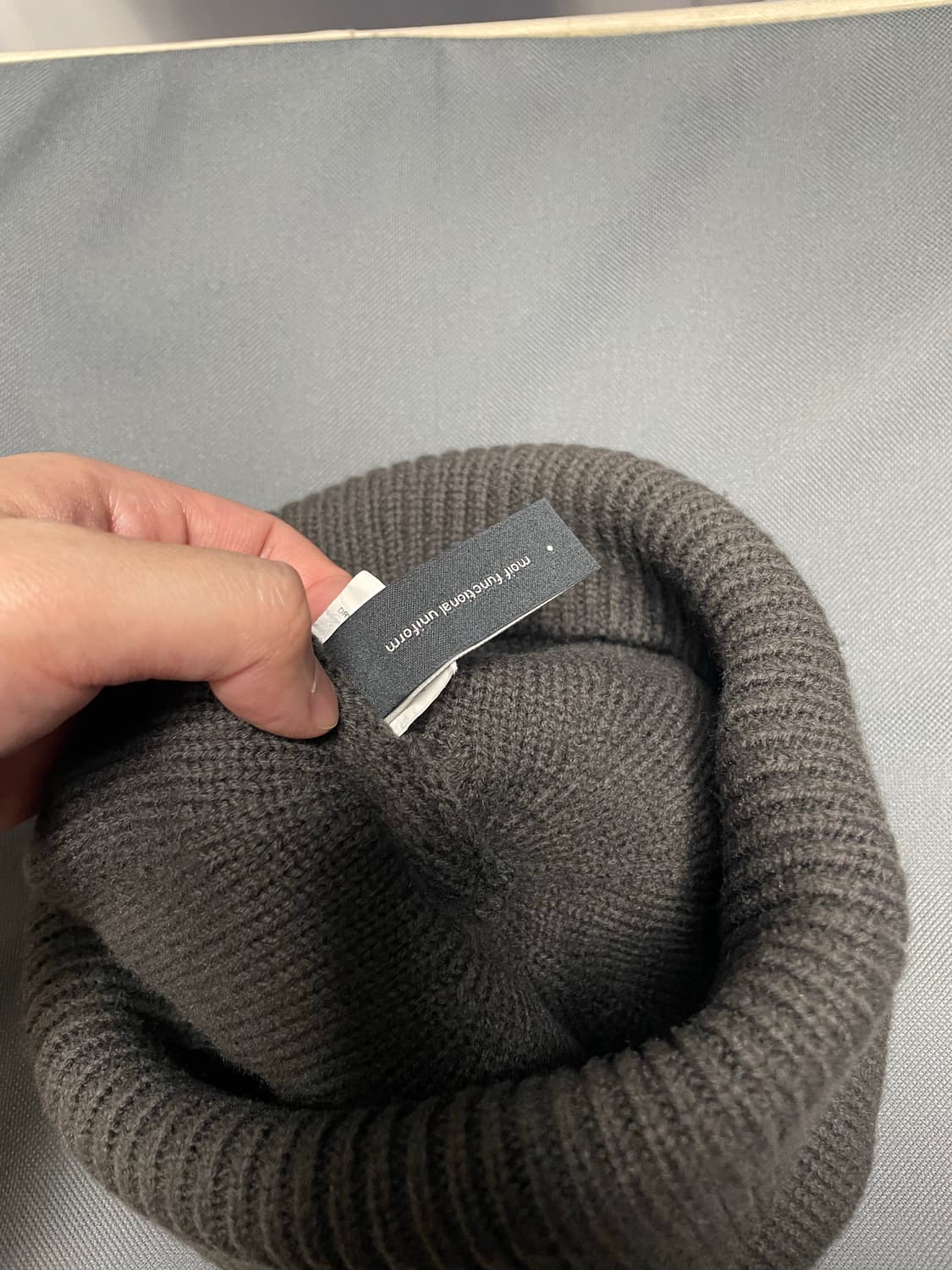 모이프 유니폼 비니 차콜 상품이미지6