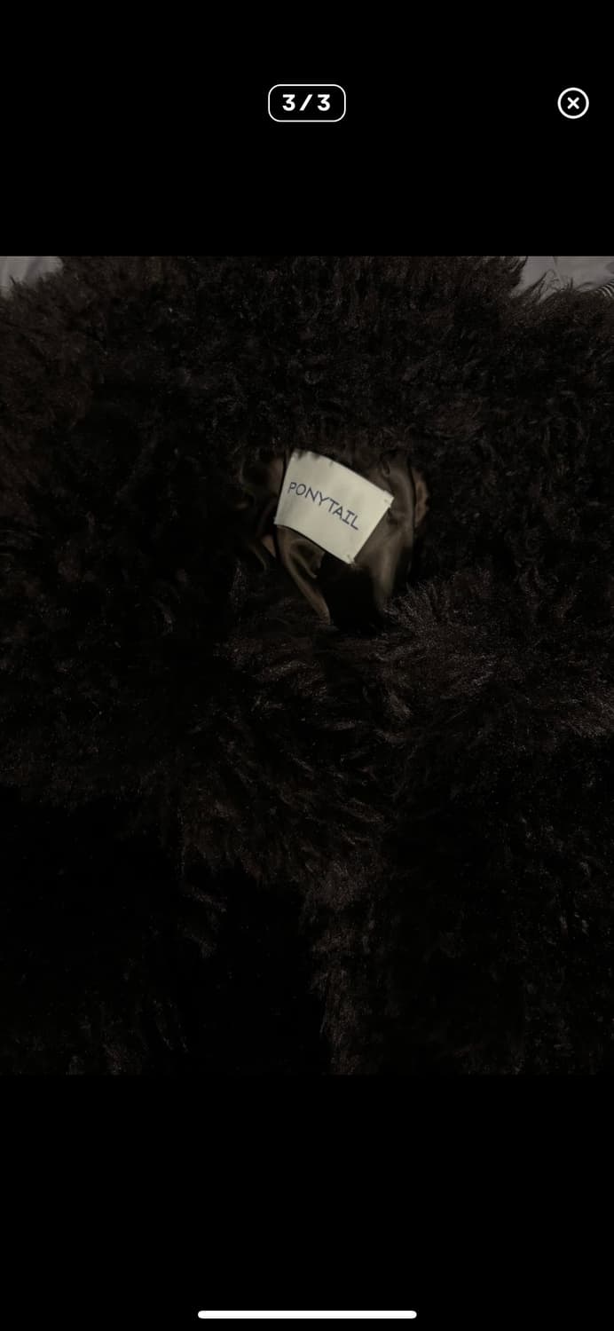 포니테일 브라운 퍼 상품이미지3