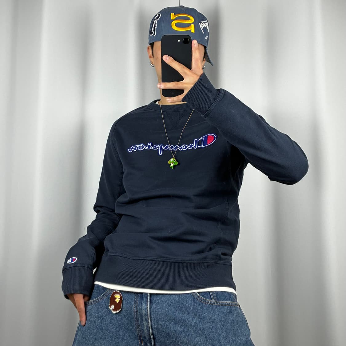 <챔피온 패치 로고 맨투맨> No.1467 상품이미지2