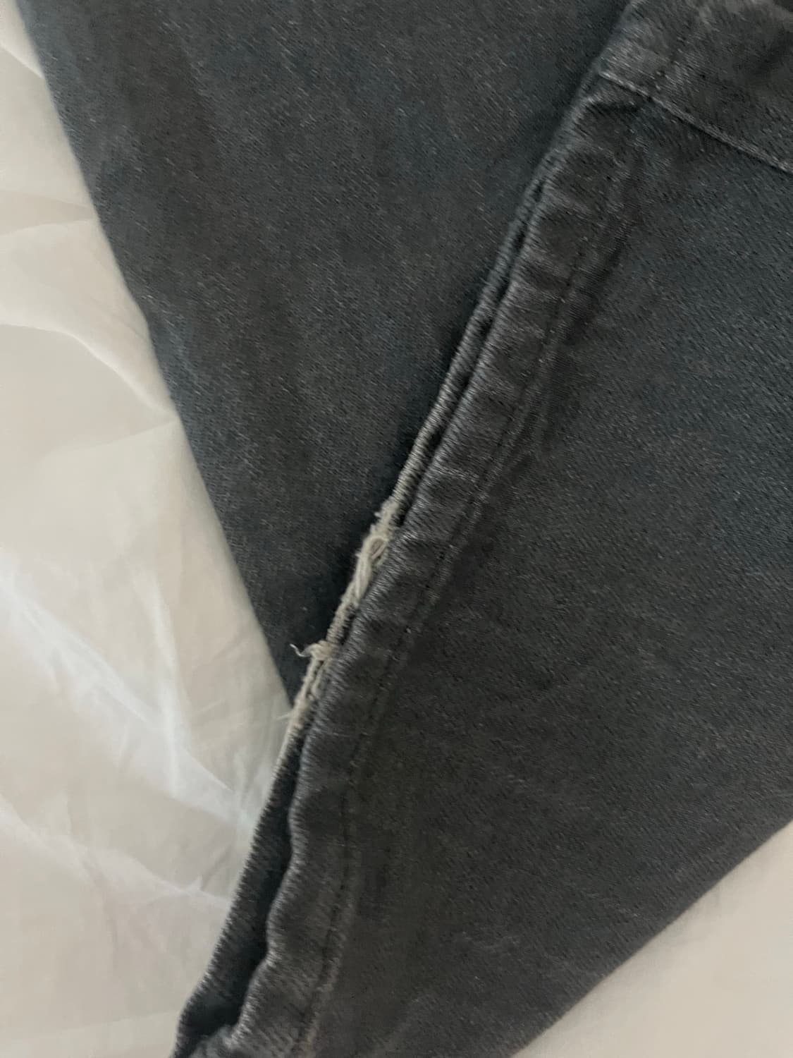 Amomento 24ss indigo straight denim grey 상품이미지4