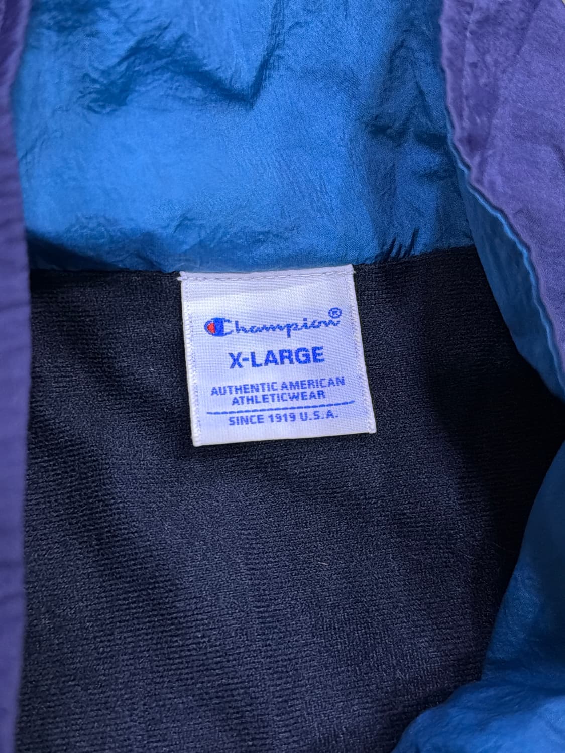 챔피온 사선 블럭 빅로고 자켓 점퍼 XL 상품이미지6