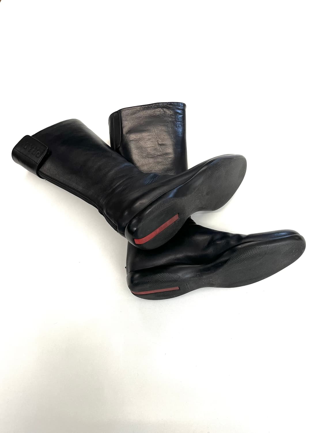 프라다 스포츠 레더 모터 부츠 상품이미지9