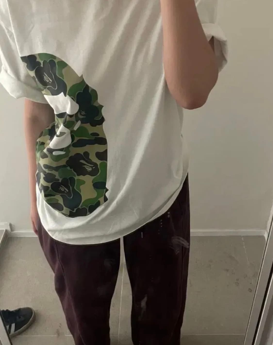 베이프 카모 빅헤드 반팔티 상품이미지2