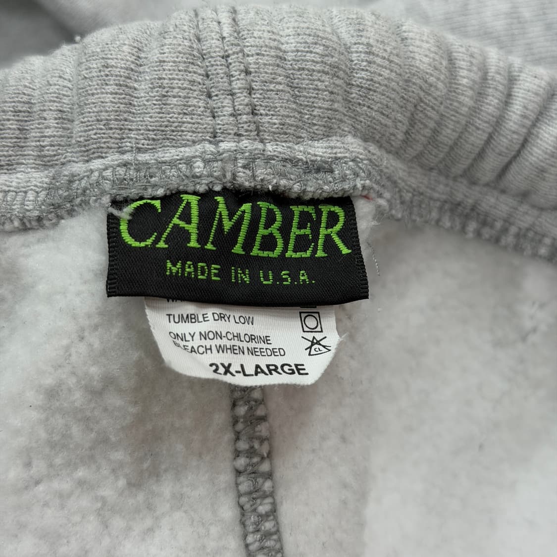 캠버 USA 기모 스웨트팬츠 바지 그레이 2XL 상품이미지3