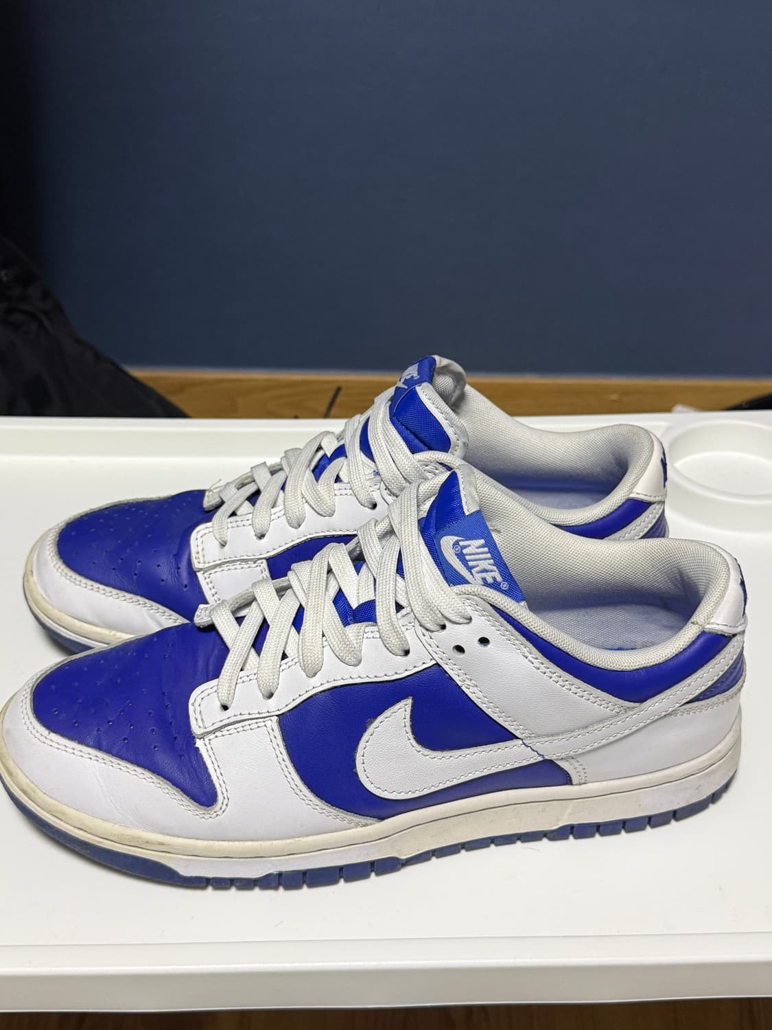 나이키 덩크 로우 레트로 레이서 블루 앤 화이트 상품이미지2