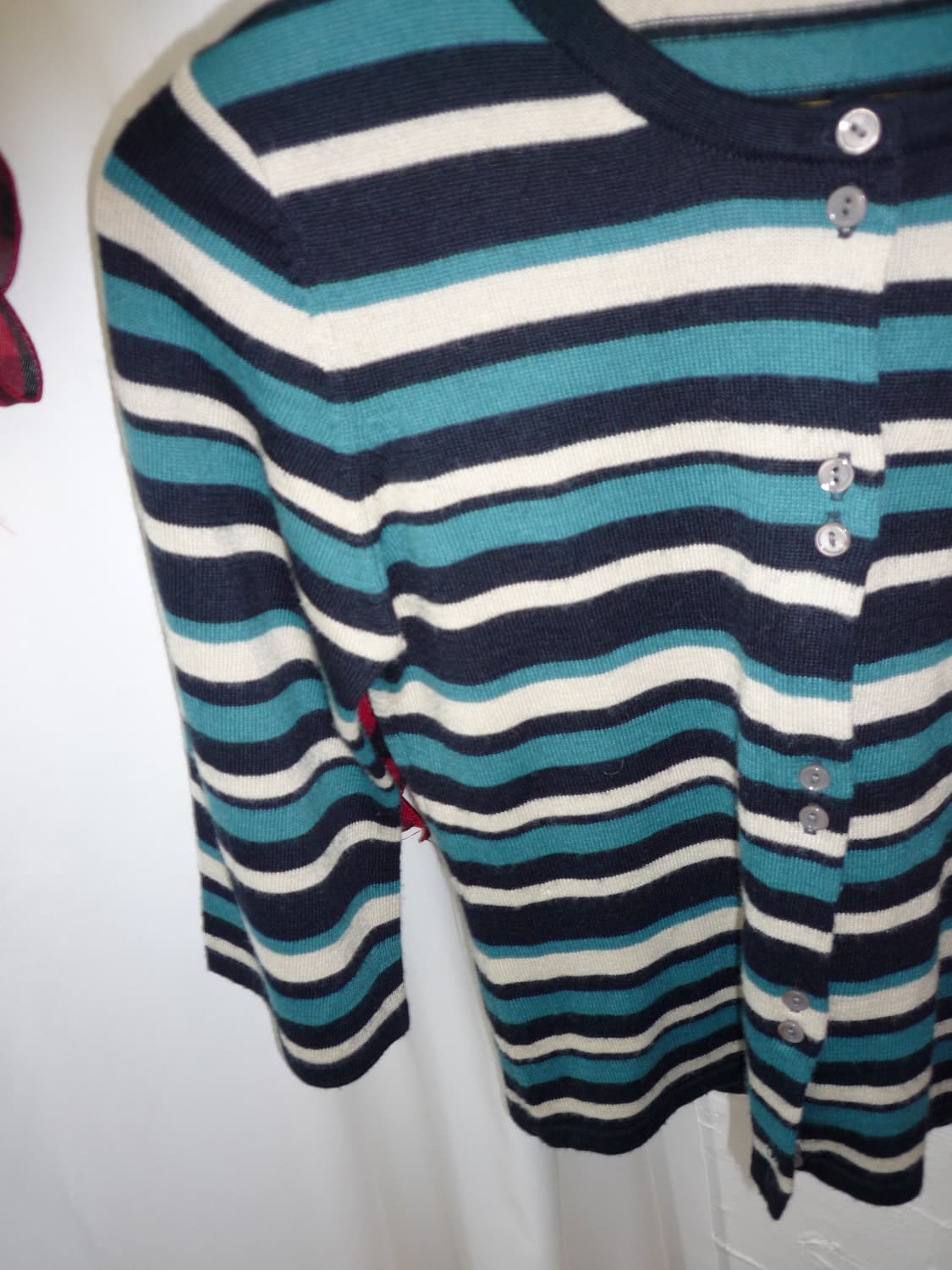 Twin buttons stripe cardigan 상품이미지6