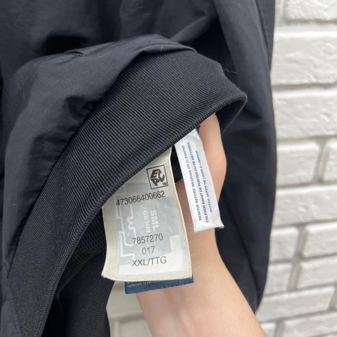 타미힐피거 블랙 바람막이 자켓-2XL 110 상품이미지3